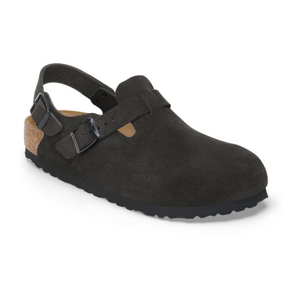 Tokio Black Suede Leather