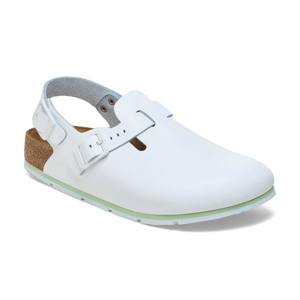 Tokio Pro White PU Coated Natural Leather