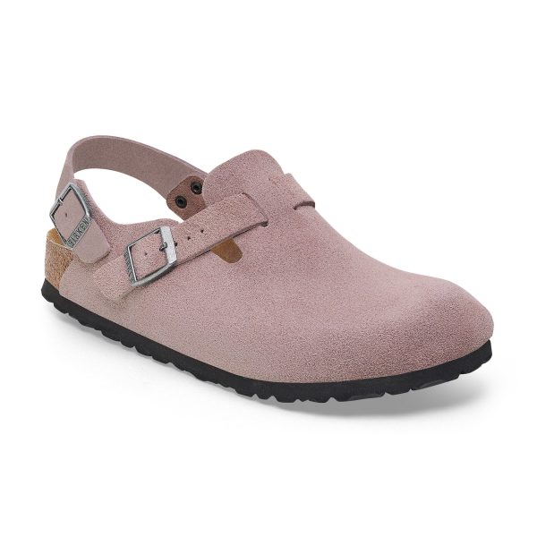Tokio Faded Purple Suede Leather