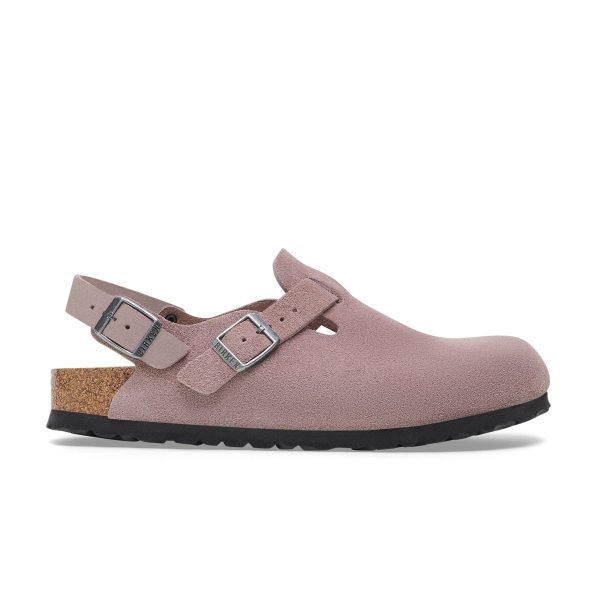 Tokio Faded Purple Suede Leather