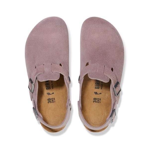 Tokio Faded Purple Suede Leather