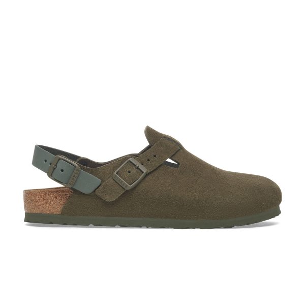 Tokio Thyme Suede Leather