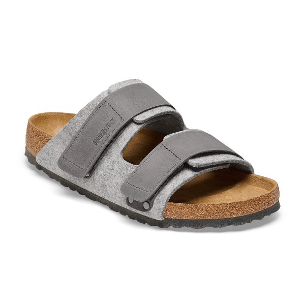 Uji Authentic Felt Light Grey Oiled Leather/Felt