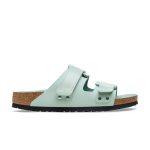 Uji High Shine Surf Green Nubuck Leather