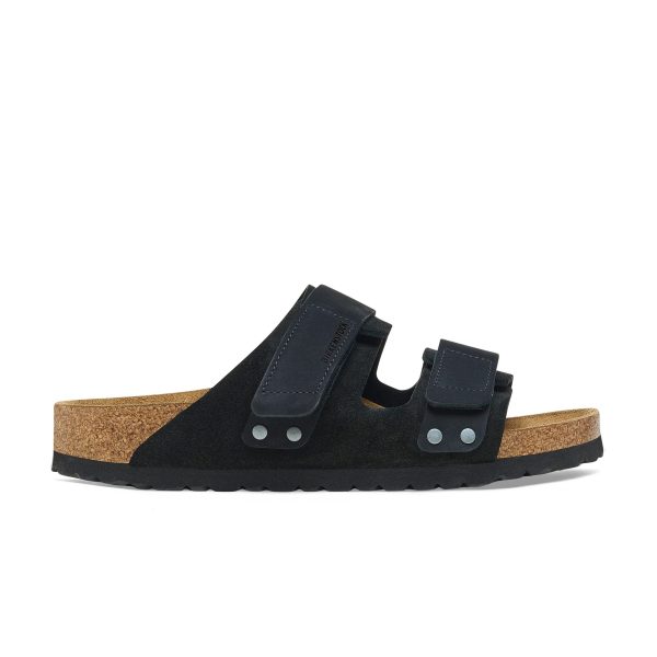 Uji Black Suede Leather