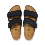Uji Black Suede Leather