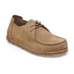 Utti Lace Grey Taupe Suede Leather