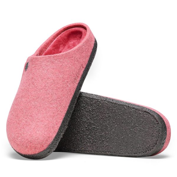 Zermatt Shearling Fuchsia Tulip Wool Felt