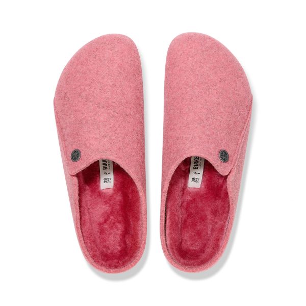 Zermatt Shearling Fuchsia Tulip Wool Felt