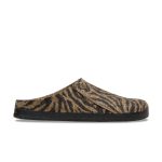 Zermatt Zebra Toffee Melange Wool Felt
