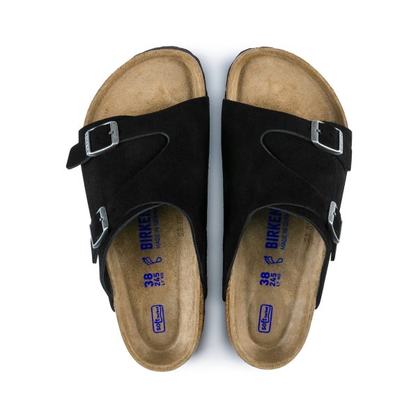 Zurich SFB Black Suede Leather