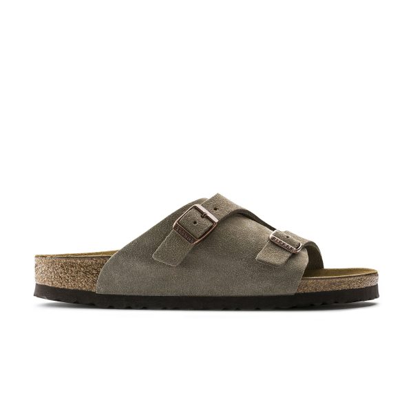 Zurich SFB Taupe Suede Leather