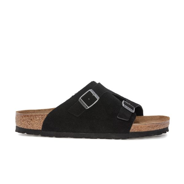Zurich Black Suede Leather