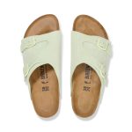 Zurich Faded Lime Suede Leather