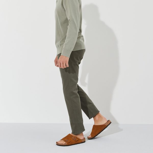 Zurich Mink Suede Leather