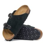 Zurich Tech Black Suede Leather